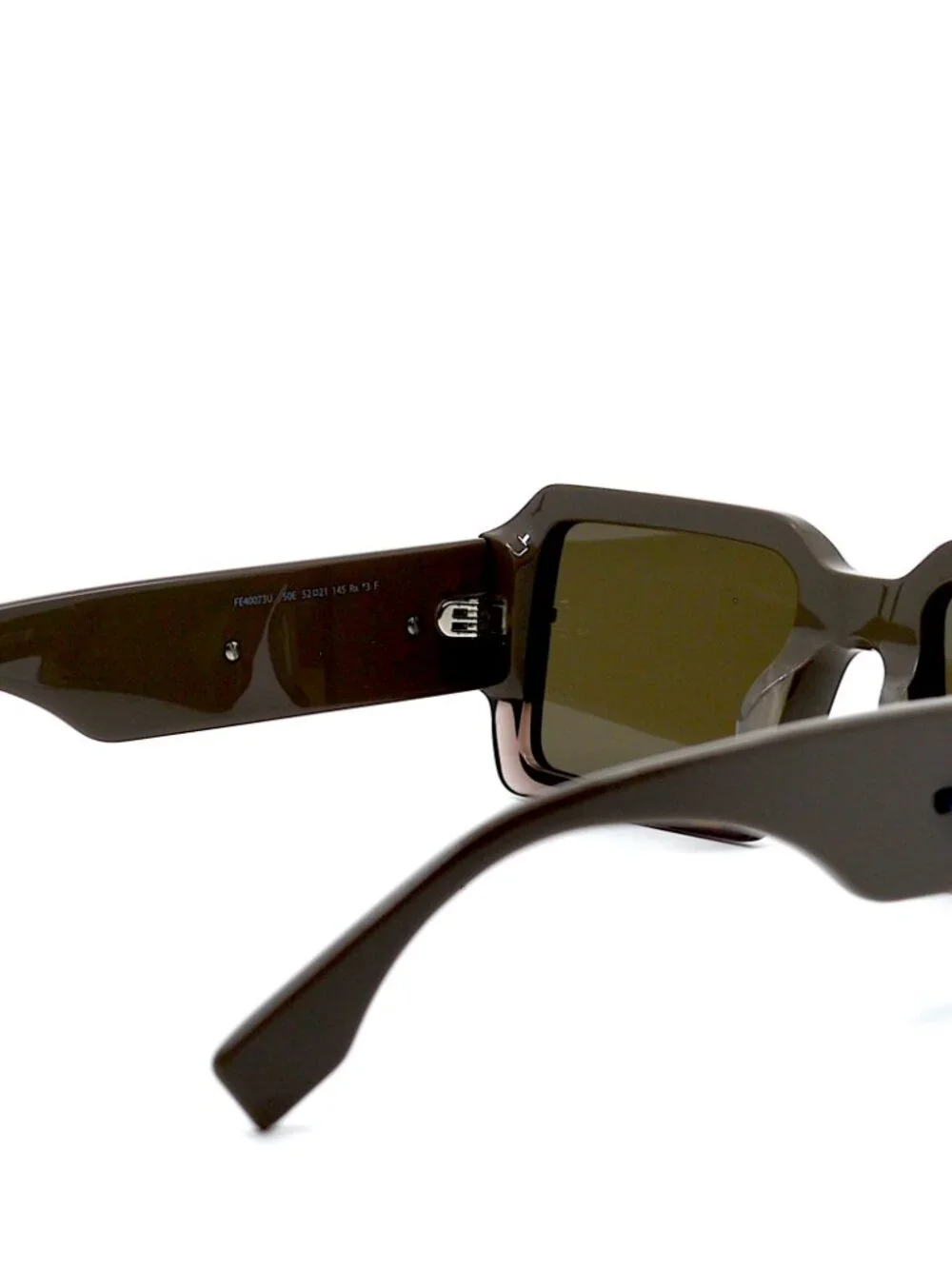FENDI FE40073U 50E SHINYBROWN MEN'S AUTHENTIC SUNGLASSES MADE IN ITALY NEW